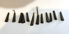 Lot Of 12 Antique Metal Tinklers Tin Apache Basket Ornament Native American 1 5 