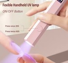 Convenient Handheld Nail Dryer Lamp Uv led Nail Curing All Gel Polish Nail Art T