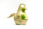 Japanese Bird Motif Kogo Incense Container By Yokoyama Choyo
