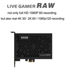 4k Pcie Game Video Capture Card Hdmi Record Box For Ps4 Xbox Pc Live Streaming