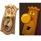 Alice In Wonderland Gold Door Knob  Working Prop For One Side  Key Door