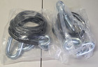 Pair Coiled Cable Bx88196 7 Ft Safety Cable Kit With S-hook   New