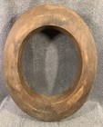 Antique Wooden Block Hat Brim Mold Millinery Form