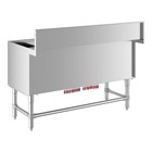 24  X 48  Underbar Ice Bin W  10 Circuit Post-mix Cold Plate   Bottle Holders