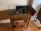 Singer 301a Black Sewing Machine Vintage 1950s With Accessories