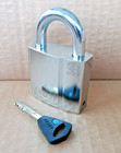 Abloy 340 Hardened Steel Grade 4 Padlock With Key  Chrome Finish