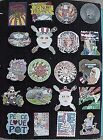 100 Premium  Grateful Dead Relix Dead Head Assorted Cloissone Metal Hat Pins