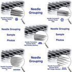 20 Pcs Assorted Steriled Disposable Tattoo Needles Tubes Grips 3 5 7 9 Round 
