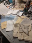 Vintage  Mixed Lot Of Linen Napkins   Placemats  17 Finished Pieces