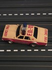 Vintage Aurora Afx  1986 Chevy Fire Chief Ho Slot Car Fd-11 -