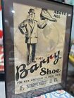 Barry Shoe Advertising Lithograph Great Graphics 