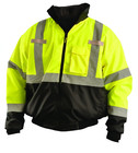 Lux-etjbjr-byxl Classic Three-way Black Bottom Bomber Jacket  Class 3  100  A   