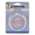Beadalon German Silver Plated 22 Gauge Round Wire For Wrapping Beads  32 8 Feet 