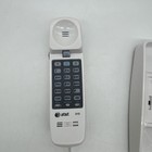 At t Trimline 210 White Curly Corded Retro Landline Wall Phone