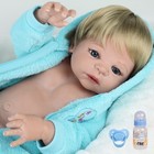 Waterproof Reborn Baby Dolls Realistic Newborn Boy Doll Full Body Vinyl Silicone