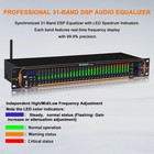 Micnaux Equalizer For Home Stereo Audio System  Professional 31-band Graphic   
