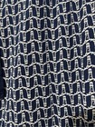 Lands  End Navy   White Patterned Drawstring Joggers  2307