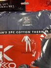 Mens 2pc Thermal Underwear Set Long Johns Knit Top Bottom 3xl Navy  100 Cotton