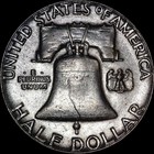 1952 Franklin 90  Silver Half Dollar Fine  Multiple Coins Ship Free   Z47