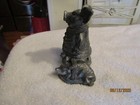 Michael Ricker Pewter Santa Christmas Pigs Hog Sculpture Signed 185 900 Wizard