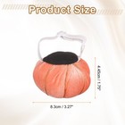 Wrist Pin Cushion Wristband Sewing Pincushion Polyester Pin Holder  Orange
