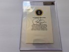 President Barack Obama Signed Slabbed Oath Of Office White House Bas Beckett