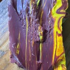 Beautiful Red Rosarita Rough Dark Red With Yellow And Bright Red Stripes
