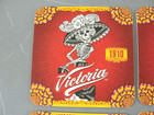 Victoria Beer Limited Edition Lot Set Of 6 Day Of The Dead Dotd Coaster 4  New
