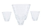 Vintage Mid-century Modern Hazel Atlas Capri Dot Ice Bucket   Glasses Set