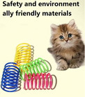 10pcs Cat Spring Toys Springs Self-playing Cat Toys Colorful For Cat Kitten Pets