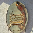 The Heritage Collection Men s Oval Western Floral Engraved B Belt Buckle 1 5in