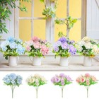 2x Artificial Flowers Rose Silk Floral Bridal Wedding Bouquet Home Party Decor