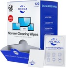 Archxx Screen Wipes For Electronics  120 Count 6 x6  Pre-moistened Screen Cle   