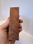 Figured Amboyna Burl Blank 5  X 1 5  X 1 1 8      Knife Handle Or Turning Blank