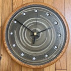 Vintage Mid Century Modern Martz Marshall Studios Wall Clock Mcm Studio Pottery