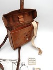 Vintage Swiss Army Military Officer Leather Bag Medic Paramedic 1944 Bern Rare