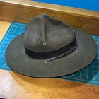 Stetson Campaign Hat Boy Scouts Olive Drab Brim 3 Size 7 Bsa