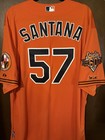 Johan Santana Baltimore Orioles   57 Jersey Tom Clancy   60 Years Patches