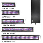 Hygger 12 - 54  Full Spectrum Aquarium Fish Tank Plant Lighting Lamp Multi-color