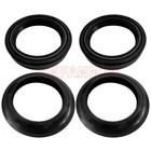 4pcs 43x55x10 Motorcycle Front Fork Damper Shock Oil Seal   Dust Seals Kit Set