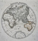 1847 Flemming World Map - Eastern Hemisphere Europe Asia Africa Australia India
