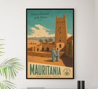 Africa - Mauritania - - Vintage Travel And Tourism Poster 