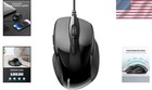 Tecknet 6-button Usb Wired Mouse With Side Buttons  Optical Computer Mouse