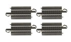  Trains - Snap-fit E-z Track 3    Straight Track  4 card  - Steel Alloy Rail 