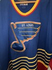 Vintage Nhl Starter St  Louis Blues Hockey Stitched Jersey Men   s Large