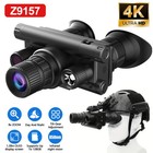 32gb 4k Night Vision 8x Zoom Binoculars Infrared Head Mounted Goggles Ir 850nm