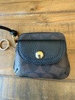 Nwt Coach Pennie Card coin Case With  Keychain Wallet  C0209   Dust Bag