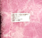 Pink White Star Baby Girl Blanket Fleece Rn 158269 Soft 35x35 Lovey Unbranded