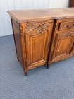 67686 French Lenne Dehont Provincial Oak Buffet Sideboard With Carved Details