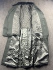 Vtg East German Wool Nva Military Double Breasted Overcoat Trench G-48 Green